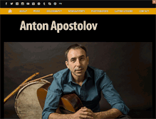 Tablet Screenshot of antonapostolov.com